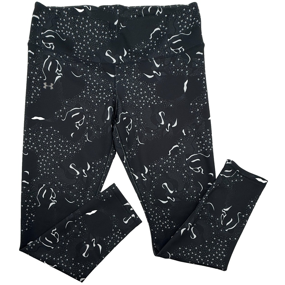 Under Armour ColdGear Compression Leggings Womens‎ XL Black Print